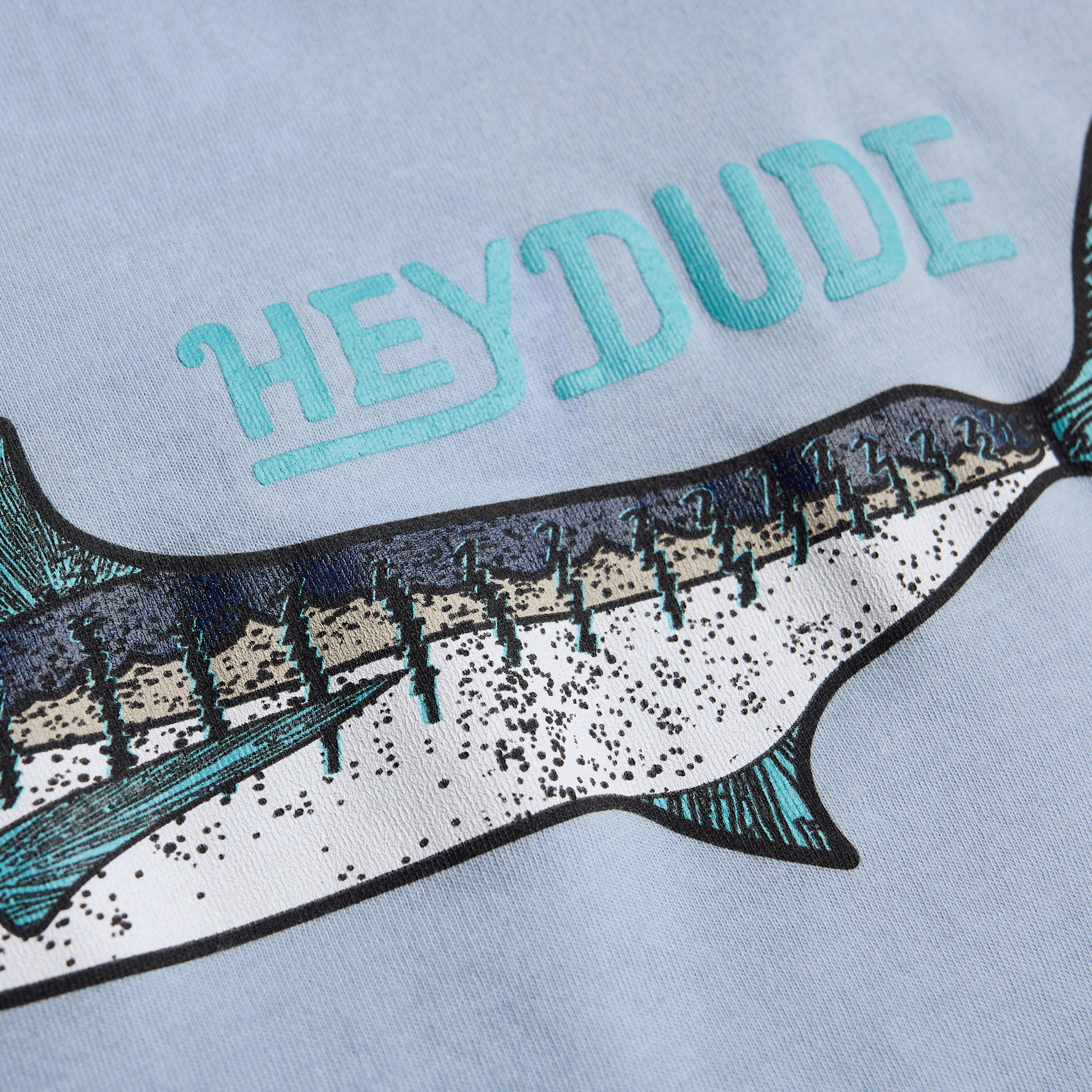 HEYDUDE Marlin Tee - Light Blue - Image 4