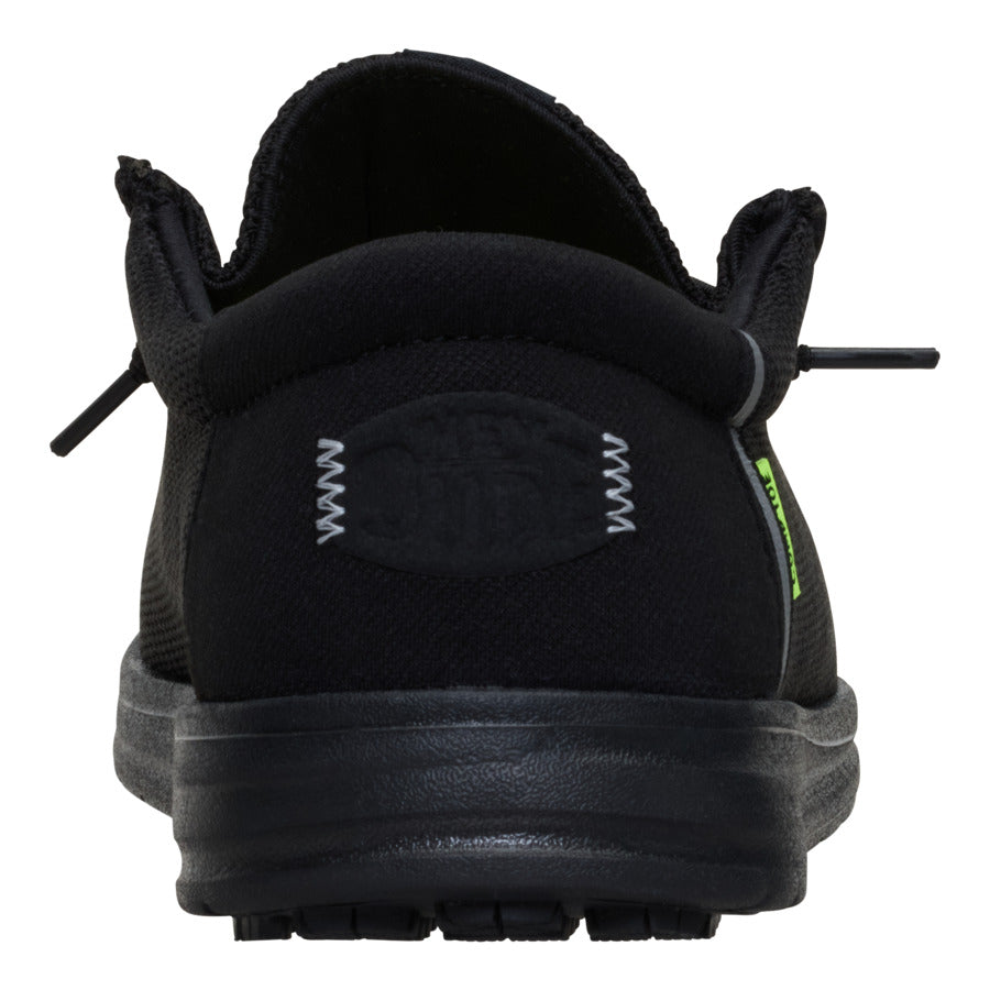 Wally Work Comp Toe Wide - Black/Black - Image 5